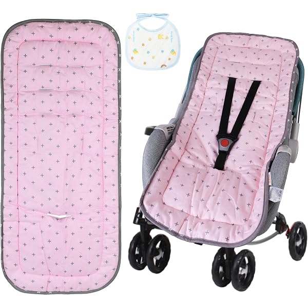Coussin Siège Poussette Réversible - Confort Bébé Universal, Respirant Et Lavable