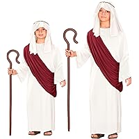 Vestito San Giuseppe Bambino Costume Pastorello Bambino Abito - Foto 9