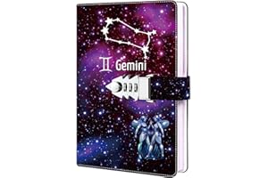 ZXHQ Carnet de Notes Carnet Secret fille Journal intime avec code pour Adulte garçon femmes, en PU Cuir Bloc-notes Pour Bureau, Cartes Porte-stylo, Taille 215x150mm