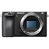 Sony Alpha 6500 APS-C E-Mount Systemkamera (24,2 Megapixel, 7,5 cm (3 Zoll) Touch Display, 5 Achsen-Bildstabilisierung, 425 Phasen AF-Punkte, XGA OLED Sucher, 4K) nur Gehäuse schwarz
