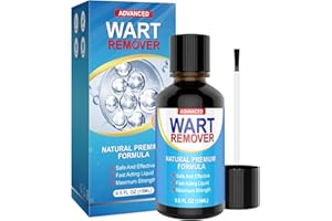 Aisisree Warts Removal, Pedicular Warts / Nipple Removal Foot & Hand, Wart Agent, Skin Warts Herb Removal, Gentle and Irritation-free, 15 ml