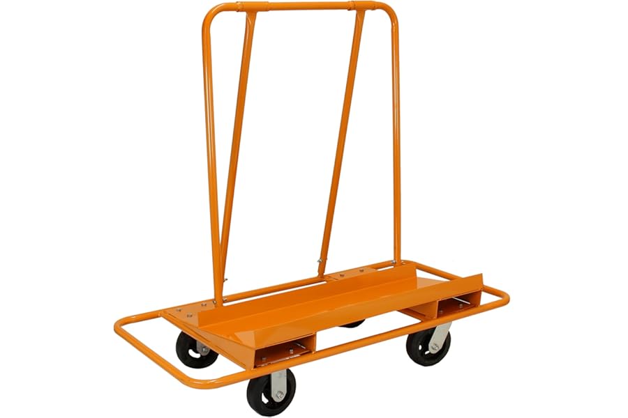 Plasterboard Trolley Drywall Cart 2200lb Heavy Duty 1000kg, Wheeled Boards & Panels Carrier