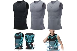 GOZYLA 2023 Nouveau Gilet de Mise en Forme Ionique, Gilet de Compression Confortable pour Hommes, Compression de Poitrine pour Hommes, Débardeur de Compression pour Hommes