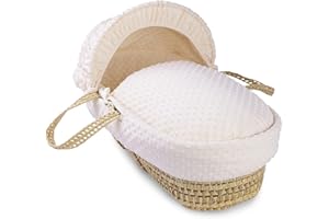 Clair de Lune Couffin en palmier à fossettes – 75 x 28 cm (crème)