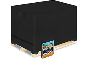 AXPQHL Palettenabdeckung,Abdeckhauben für Paletten aus 600D Schwerlast-Reißfest-Oxford-Gewebe,mit Belüftungsöffnungen Wasserdicht UV-Beständiges für Paletten und Gitterboxen,Schwarz (130 * 90 * 65cm)