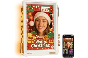 Divoom Times Frame – Cadre Photo numérique 10,1" Wi-FI 64 Go, écran IPS Flottant Bouton RVB, +400 Cadrans widgets communauté Pixel Art (Blanc)