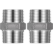 Aansluit nippel 3/4 x 3/4 bi x bu | Rvs aansluit slangen cv en water