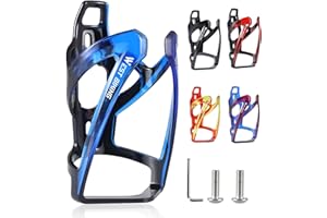 HASAGEI Portabotellas para bicicleta, versión mejorada, soporte hermosamente irrompible, ligero, para agua, MTB, carretera o montaña