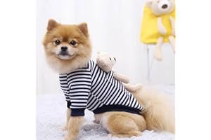 YWSTYllelty Hunde Kleidung für Kleine Hunde Hundepullover Kleine Hunde Fleece Pullover Hund Pullover Hund Hund Hoodie Hundepullover Kleine Hunde Hundepulli für Kleine Hunde (09A-Blue, M)
