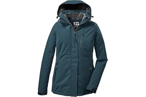 Killtec Damen Outdoorjacke Funktionsjacke mit abzippbarer Kapuze KOW 140 WMN Jckt wasserdicht, Winddicht, atmungsaktiv