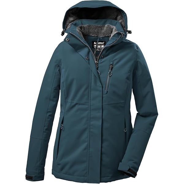 Killtec Damen Funktionsjacke/Outdoorjacke Mit Abzippbarer Kapuze KOS 133 WMN JCKT, Nachtblau, 36, 38383-000