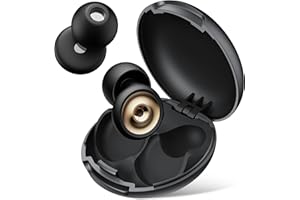 Aoiiena Bouchon d'oreille– Réduction de Bruit Certifiée Labo 46dB, Technologie ProFilter™ 3 Couches, Nano-Silicone™ Doux, 4 Tailles (XS/S/M/L) + Étui de Voyage, Sommeil & Concerts