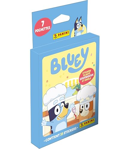 Cartes Bluey Panini Jouons ensemble