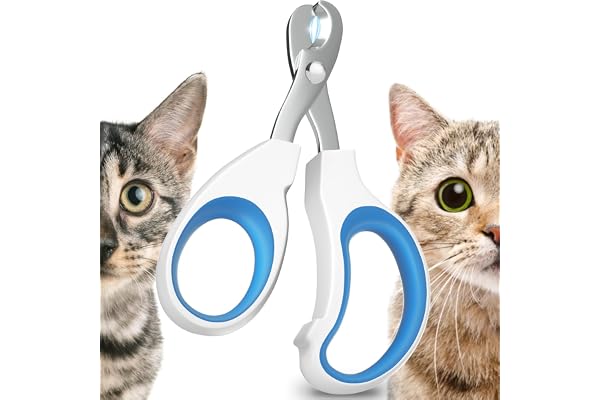 Coupe Griffes Chat Professionnels Facile d'utilisation Super Simple et Pratique à Utiliser,COUPE AVEC PRÉCISION, Très bon coupe griffes pour les chats,Simple à Utiliser pour un Novice
