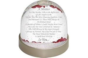 Advanta Group Mothers Day Poem Sentiment Photo Snow Globe Waterball