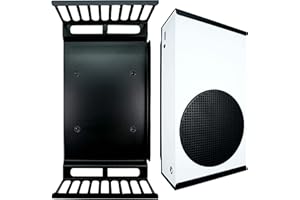 Q-View Xbox Series S Wall Mount Bracket - Signature X Design - Made In UK (Steel, Black)