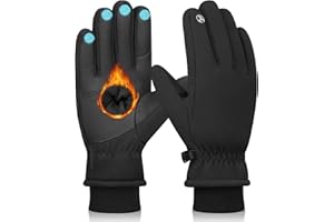 TOLEMI Winter Gloves for Men, -20℉ Coldproof Ski Gloves 3M Thermal Gloves Touchscreen Gloves Snowboarding Insulated Gloves for Cycling Running Climbing Hiking Outdoor Sports