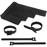 Cable Ties, 100 Pieces Organizer CablesTies Reusable, 200 mm/150 mm/120 mm/100 mm Size Ribbon for Cables, Cable Holders, Cabl