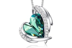 CDE Collana Donna Collana Cuore in Oro Rosa Gioielli Donna, Festa Della Mamma Lei Moglie Fidanzata Regalo Donna Compleanno Anniversario, Collana da Donna Regali di Natale Gioielli