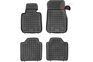 M MOTOS Gumowe dywaniki samochodowe pasują do BMW Seria 3 (F34) 2013-2021 Zwiększ komfort podróży dzięki antypoślizgowym dywanikom samochodowym - dywaniki podłogowe na każdą pogodę, ochrona przed brud