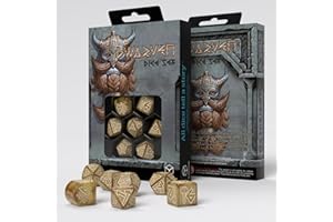 Q WORKSHOP Q-Workshop Dwarven Dice Set: Gold (7)