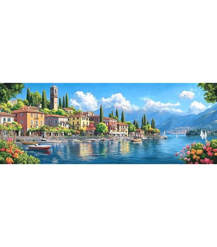 YSCOLOR Diamond Painting 5D – London Bridge – 30x40cm – Tela Completa Con Diamanti Rotondi – Kit Fai Da Te - 3