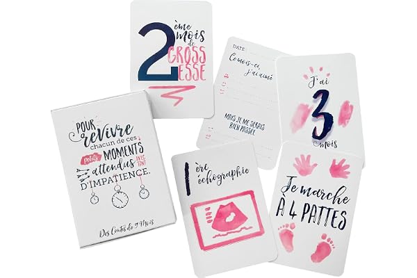 Cartes Etapes (Mix Grossesse et 1ère année de bébé)