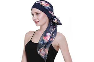 FocusCare chemo turban nakrycie głowy dla kobiet po chemioterapii chorych na raka, Luxury Burgundy, jeden rozmiar