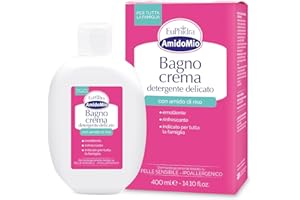 Amidomio Euphidra Bagno Crema Detergente Delicato, 400 Millilitro