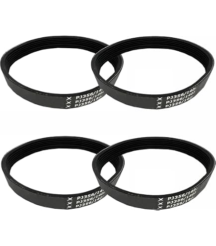 LTao Keilriemen PJ356 / 140J – 2 Stück, 6 Rippen, Für DIY-Modelle & Motorriemen
