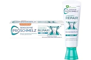 ‎PROSCHMELZ Sensodyne ProSchmelz Repair Zahncreme, tägliche Zahnpasta mit Fluorid, 1x75ml, repariert nachweislich durch Säuren geschwächten Zahnschmelz
