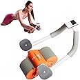 KLIK-POL Core Master 2023 - Abdominal Exercise Roller with Elbow Support, Automatic Rebound, Double Wheel Design, Perfect Home Gym Fitness & Abs Workout Equipment with a timer
