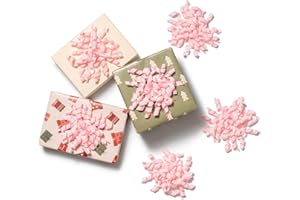 MORSUNBELA Rosa Lazos Regalo, 6 PCS Lazos para Regalo, Cinta de Regalo, Lazos autoadhesivos para decoración de Lazos, para Fiesta de Boda, Envoltura de Regalo, Cinta Decorativa