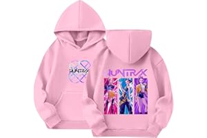 GENERIC Kpop Hoodies for Kids Girls Boys,Hoodie Vintage Y2k Pullover Hip Hop Streetwear Long Sleeve Hooded Sweatshirt