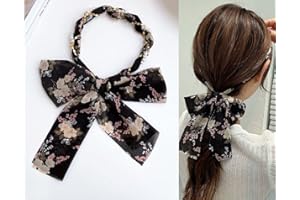 ‎YOLISTAR Perlen Haarband Stirnband-Streamer-Kopfschmuck Haarnadeln Band Französische Haar Accessoires Haarschmuck Weiblicher Sommer dünne Superfee Gebundenes Haarnadel-Stirnband Netz rot neues, Schwarz