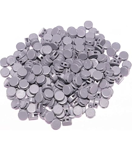 Produktbild von 200 Graue Kunststoffplomben 9mm – Ideal Zum Persönlichen Versiegeln Mit Plombenzange