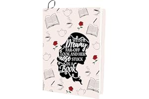 CRASPIRE Copertina per Libri Elastica con Fiori Vintage Lavabile Riutilizzabile Grande in Nylon Adatta per Libri con Copertina Rigida da 9 x 11 Pollice per Studenti in Classe