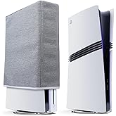 Raryars PS5 Pro Toz Koruyucu i&ccedil;in Toz Kapağı Playstation 5 Pro Konsol Disk S&uuml;r&uuml;m&uuml; ve Dijital S&uuml;r&uuml;m i&ccedil;in &Ouml;zel Tasarım Kalın Pa