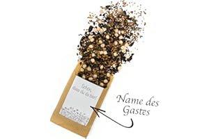 MAXIPRINT1000 Guest gift & place cards wedding - flower seeds bee willow - bags - place cards - name tags - confirmation - christening - Christmas - birthday - guests - "Schön, dass du da bist"
