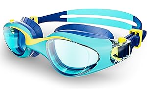 HIGAHY Schwimmbrille Kinder - Taucherbrille für Jungen und Mädchen mit UV-Schutz und Anti Beschlag Schutz, Wasserdichte und klare Jugend Schwimmbrillen, Profi Kinderschwimmbrillen für 6-14 Jahre