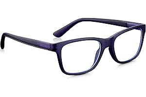 Read Optics Blaulichtbrille für Kinder und Jugendliche im Alter von 3 bis 10 Jahren, Computerbrille ohne Sehstärke zum Schutz der Augen und zur Vermeidung von Augenbelastung und Kopfschmerzen