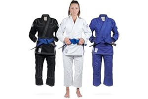 Gold BJJ Jiu Jitsu Gi - Ultra Light Women's Aeroweave - IBJJF Competition Approved Lightweight Uniform for Women