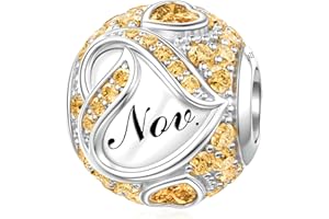 LANBEIDE Birthstone Charms for Pandora Charms, 925 Sterling Silver Charms for Pandora Bracelet Xmas Birthday Present for Women