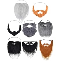 Lot De 54 Fausses Moustaches Autocollantes - 16 Styles Pour Déguisement, Fête Et Spectacle - 7