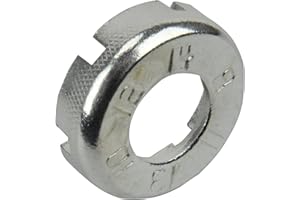 FISCHER Unisex Fischer Fahrrad 85521 Nippelspanner, silber, Uni EU