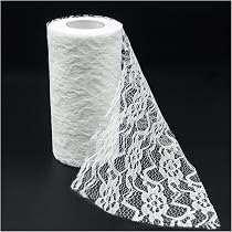 Weißer Spitzen-Tischläufer 15 Cm X 22 M – Elegante Tischdeko Für Hochzeit, Party & Besondere Anlässe, Vielseitig Verwendbar