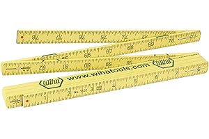 Wiha 61662 MaxiFlex - Regla plegable métrica de larga duración con lectura exterior