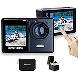 Apexcam 4K 60FPS 24MP Ultra HD Action Cam Dualscreen Touchscreen 40M wasserdichte Unterwasserkamera EIS Stabilisierung 170° W