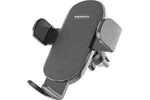 ARCANITE Soporte de teléfono móvil con ventilación de Aire Simple, Soporte de teléfono de Ajuste Universal para Uso en automóviles, Nero