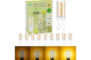 GY Dimbar G9 LED varmvit 2700K, 3,2W 520LM motsvarande 43W, G9 C-klass, 360 grader, 220-240V, justerbar ljusstyrka, 10 st